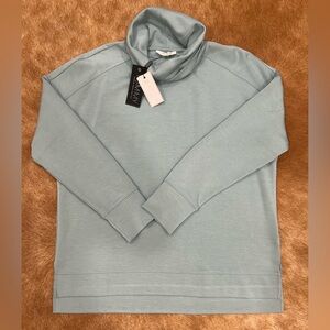 NWT Cable & Gauge Light Blue Turtle Neck Sweater